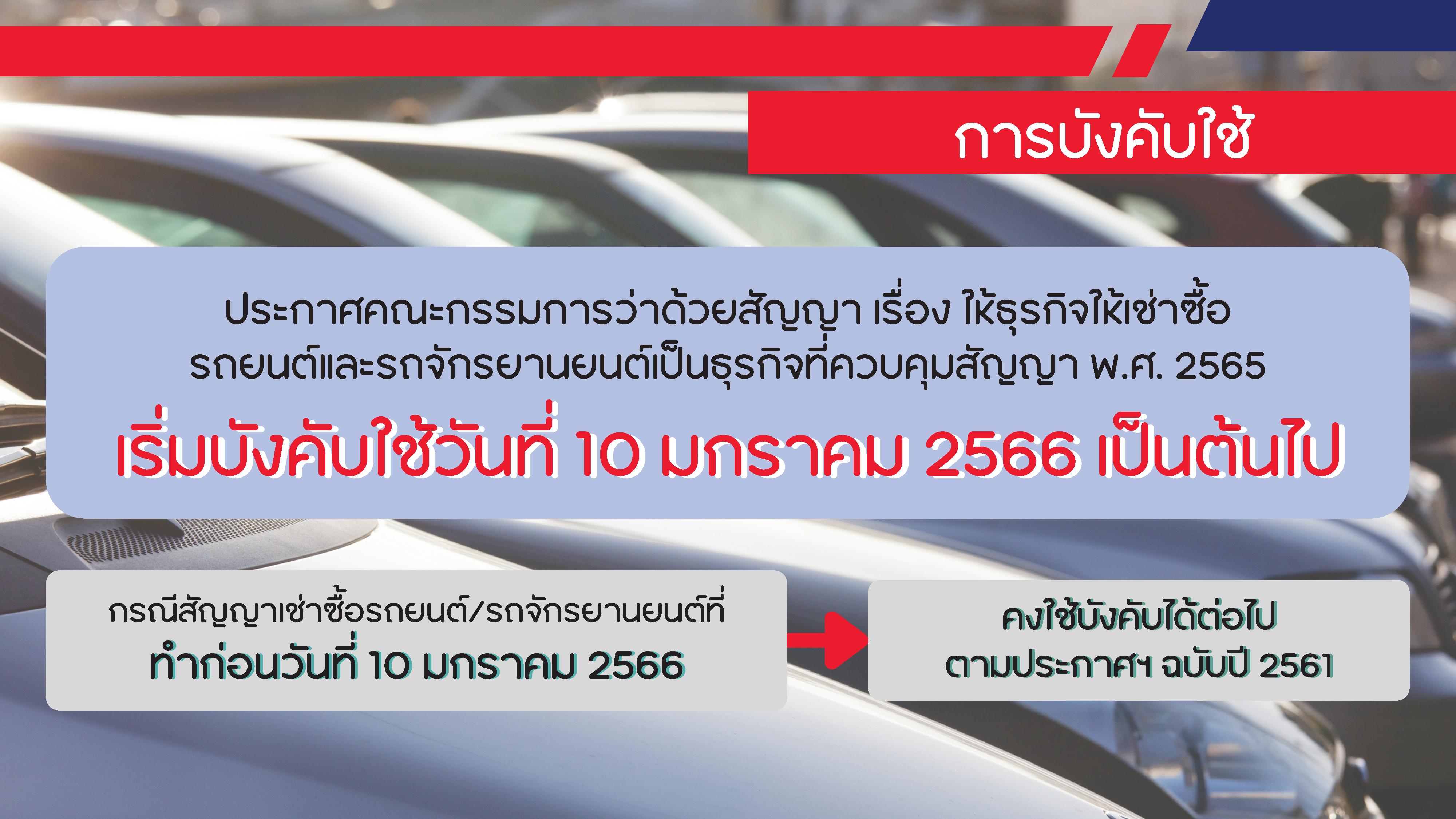 Present เรื่องธุรกิจให้เช่าซื้อรถยนต์