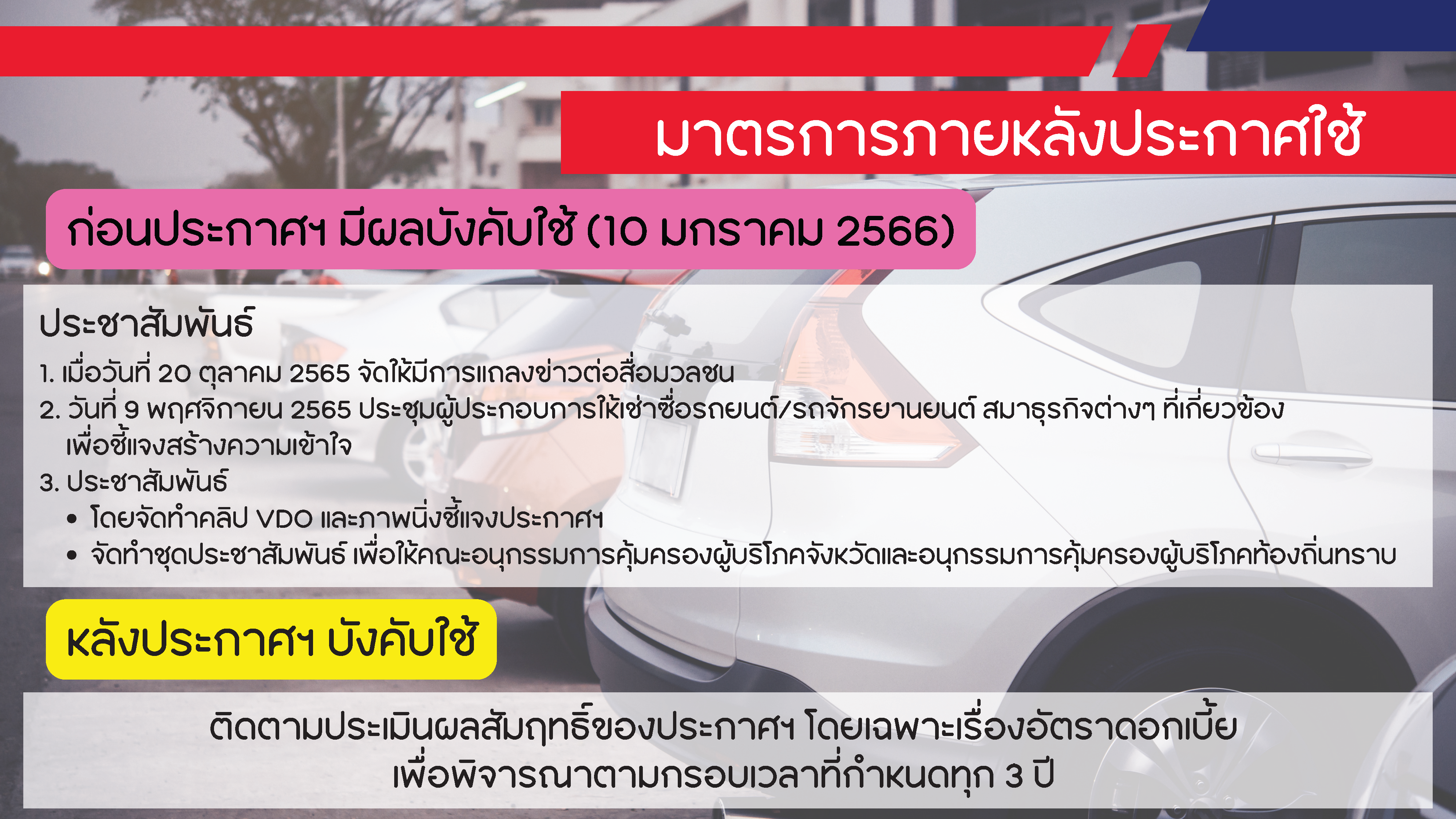 Present เรื่องธุรกิจให้เช่าซื้อรถยนต์